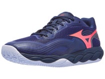 Mizuno Wave Enforce Court 2 Clay Blue/Lava/Wh Men Shoe