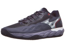 Mizuno Wave Enforce Court SANDPLATZ Herrenschuh Grau/Wei&#xDF;/Blau