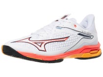Mizuno Wave Exceed Tour 6 ALLCOURT Herrenschuh Wei&#xDF;/Coral/Citrus