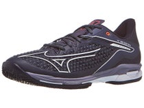 Mizuno Wave Exceed Tour 6 SANDPLATZ Herrenschuh Grau/Wei&#xDF;/Blau