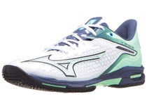 Zapatillas hombre Mizuno Wave Exceed Tour 6 Blanco/India/Mint MULTIPISTA