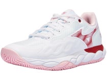 Mizuno Wave Enforce Court AC White/Pink Women Shoe