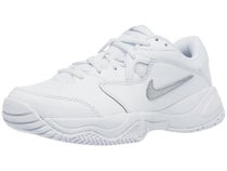 Nike Court Lite 2 White/Metallic Junior Shoes