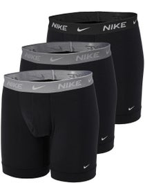 Nike Men's Cotton Stretch 3-Pack Boxer Brief - BK/Gy