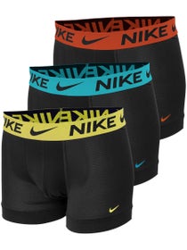 Nike Men's Elite Breathe 3-Pack Trunk - Bk/Bl/Rd