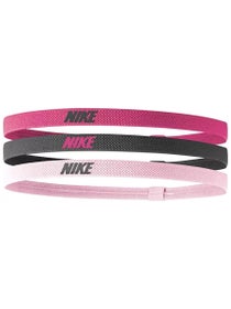 Nike Elastic 3PK Hairbands Pink