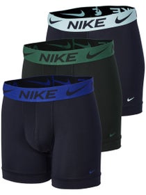 Nike Men's Essential Micro 3-Pack Boxer Brief - Bk/Gn