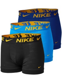 Nike Men's Elite Breathe 3-Pack Trunk - Black/Blue