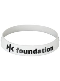 Nick Kyrgios Foundation Rubber Schwei&#xDF;band-Wei&#xDF;