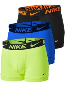 Nike Herren Advanced Micro Trunk 3er-Pack Schwarz/Blau/Limonengr&#xFC;n