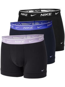 Nike Men's Cotton Stretch 3-Pack Trunk - Black/Purple