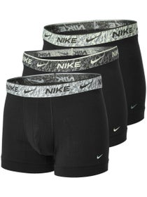 Nike Men's Cotton Stretch 3-Pack Trunk - Black/Grey