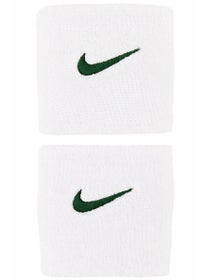 Nike Premier Singlewide Wristbands White/Green