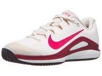 Chaussures Femme Nike Zoom Vapor 12 Ivory/Pink Women's Shoes TERRE BATTUE