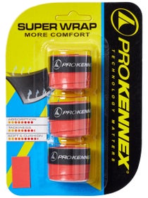 ProKennex Super Wrap Overgrip Red 3 pack