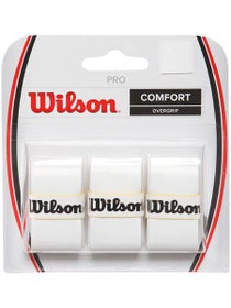 Wilson Pro Overgrip 3 Pack White