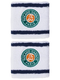 Roland Garros 2-Pack Wristbands White