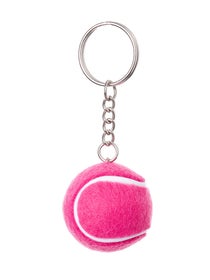 Porte-cl&#xE9;s Racquet Inc Tennis Ball rose
