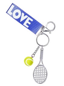 Porte-cl&#xE9;s Racquet Inc Tennis Racket bleu