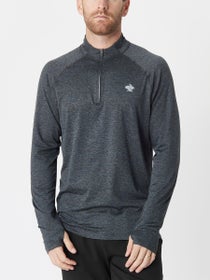 Rabbit Herren EZ Zip 2.0 Langarmtop Schwarz Charcoal