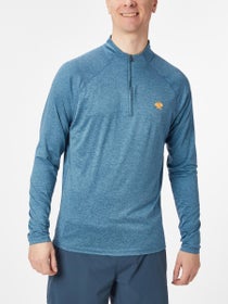 Rabbit Herren EZ Zip 2.0 Langarmtop Bluestone