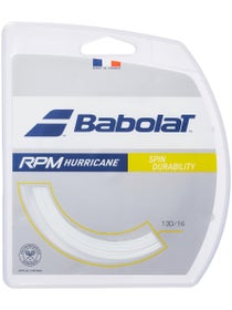 Cordage Babolat RPM Hurricane 1,30 mm/16 blanc