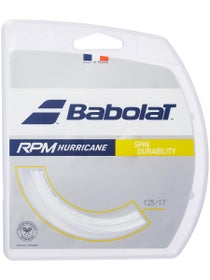 Cordage Babolat RPM Hurricane 1,25 mm/17 - Blanc