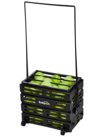 Carrello per Palline Tourna Ballport 80 Deluxe Nero con Ruote