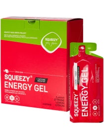 Assortimento di gel energetici Squeezy + Carica di caffeina (12x33g)