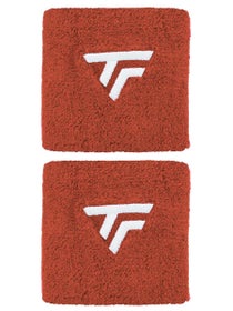 Tecnifibre 2-Pack Singlewide Wristbands Red