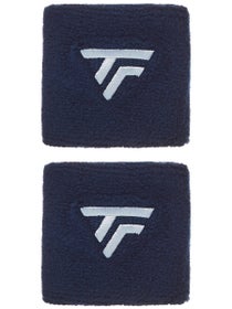 Tecnifibre 2-Pack Singlewide Wristbands Navy