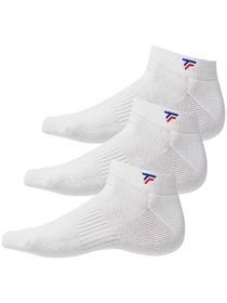 Tecnifibre 3-Pack Low Cut Socks White