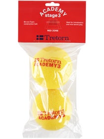 Tretorn Academy Red Foam 2-Ball Pack