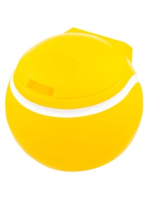 Tegra ball-shaped Trashcan Yellow