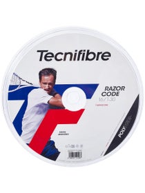 Bobina de cordaje Tecnifibre Razor Code 1,30 - Blanco (200 m)