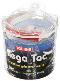 Tourna Mega Tac Overgrip 30  Per Pack