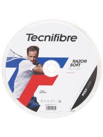 Bobina de cordaje Tecnifibre Razor Soft 1,20/18 - Negro (200 m)