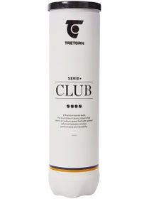 Tube de 4 balles Tretorn Serie+ Club Tennis