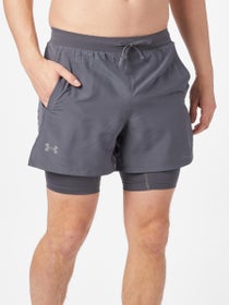 Under Armour Herren Core Launch 2-in-1 Shorts 12.5cm