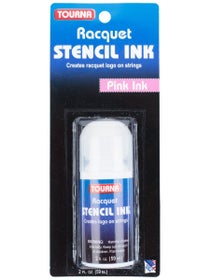 Tourna Logo Stencil Pink Ink