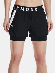 Short Femme Under Armour Basic Play Up 2-en-1