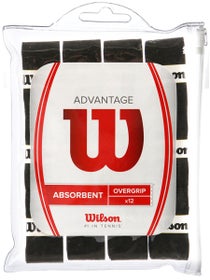 Wilson Advantage Overgrip 12 Pack Black