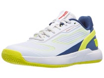 Wilson Rush Pro 5 JR White/Blue/Yellow Junior Shoe