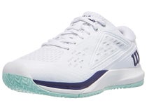 Wilson Rush Pro Ace JR White/Bay/Blue Junior Shoe