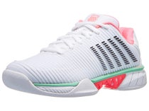 Chaussures Femme KSwiss Hypercourt Express 2 Wh/Pink/Blk MOQUETTE
