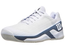 Chaussures Homme Wilson Rush Pro Extra Duty White/Blue/Silv - TOUTES SURFACES