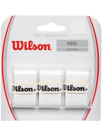 Overgrips Wilson Pro Sensation - Blanco (Pack de 3)