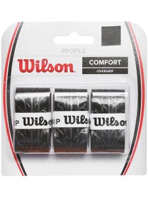 WILSON Pro Tennis Overgrip - 3 Pack, Black : Sports & Outdoors 