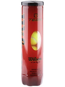 Tube de 4 Balles Wilson Team W Practice