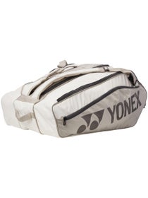 Raquetero Yonex Club Line - Blanco/Sand (12 raquetas)